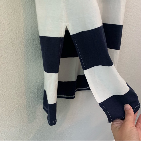NWT J. Crew Factory Striped Midi Tee Dress - Picture 3 of 5